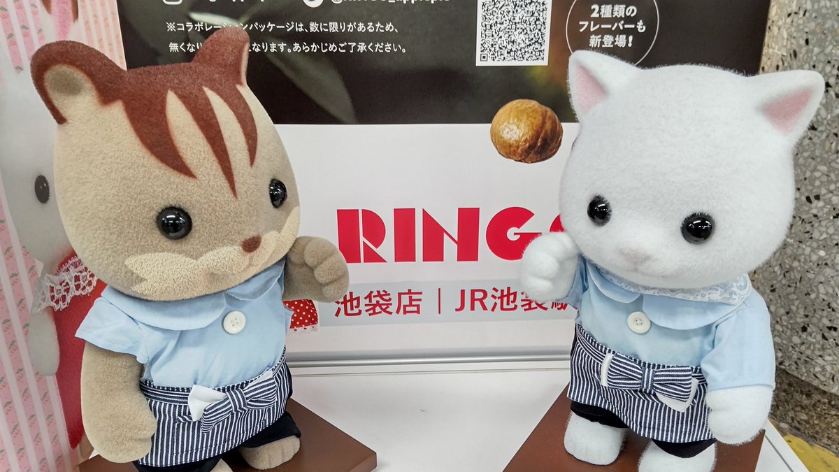 四月 通りがかりのシルバニアファミリー 駅のポップアップショップ 大盛況 可愛い 姪の興味はゲームになっちゃったから シルバニアファミリーは卒業しちゃったのよね オバチャンが欲しいわー