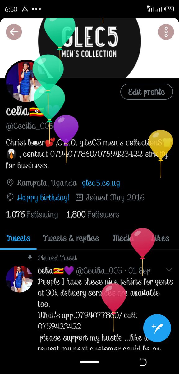 Cecilia_005's tweet photo. I got the balloons 🤩 happy birthday to me💃��� https://t.co/jIs3BfMDVL