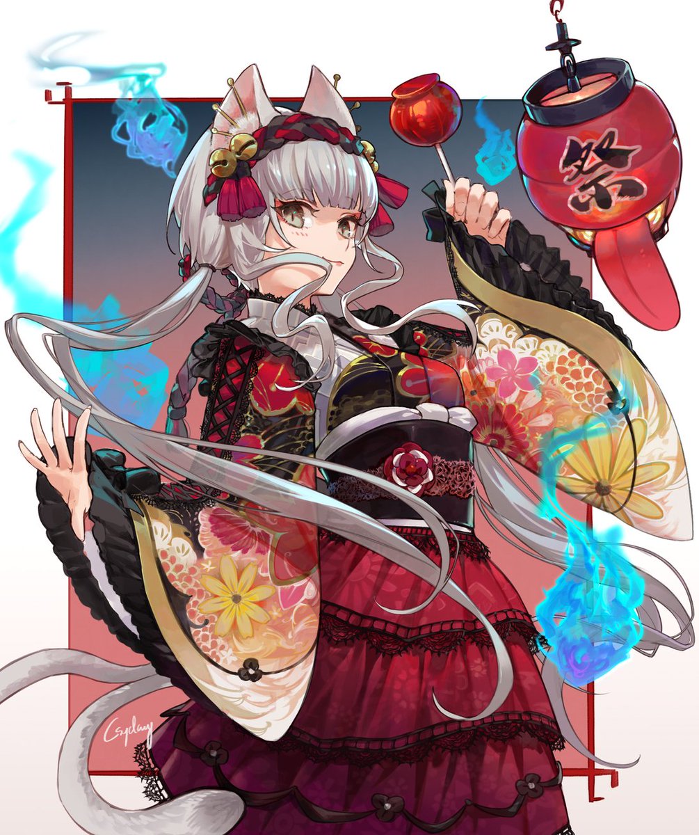 #皆さん線画と塗った後を見せてください  
こんな感じ? 