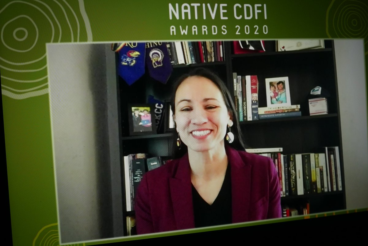 OppFinance's tweet image. Thank you @sharicedavids for joining us for the 2020 Native CDFI Awards. Your support is critical as #NativeCDFIs continue to deliver affordable, responsible financial services to Indigenous people in Kansas and nationwide. #OFNConf #FinanceJustice @Oweesta @WellsFargo