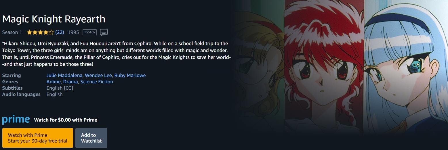 Watch Magic Knight Rayearth