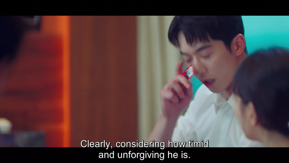 Dosan putting his beliefs for Dalmi. He tried to fit into her expectation :)