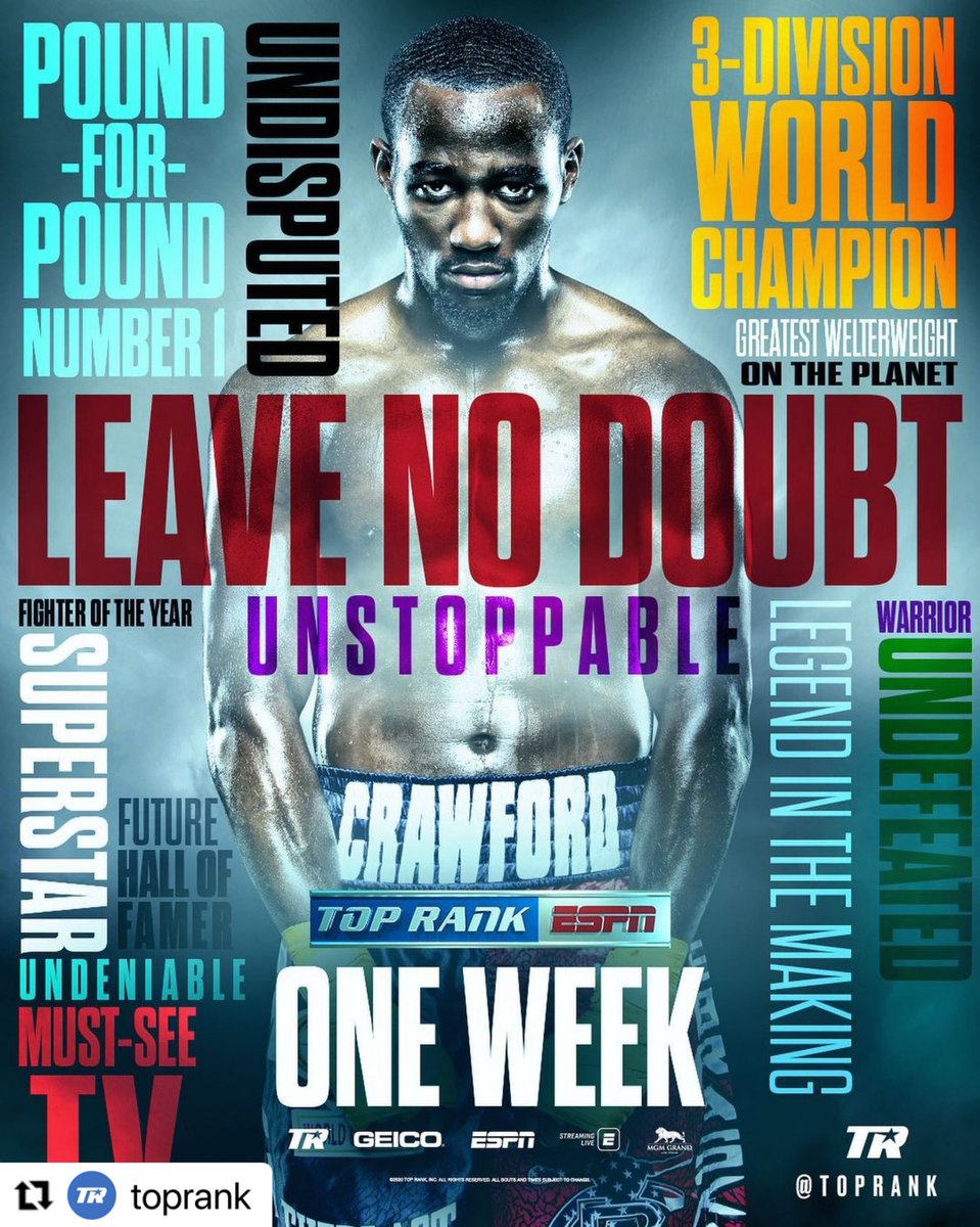 InTheRingWithC1's tweet photo. This weekend is gonna be 🔥 the #p4p #king #B&amp;B @trboxing @terencecrawford VS former world champ @SpecialKBrook  #boxing #boxeo #thisweekendtho #cantwait #excited #heisback #inGodwetrust #intheringwithchristine #itsgonzo #bud https://t.co/CneGIYKYm5