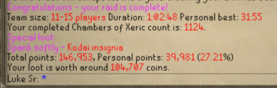 wedoraids's tweet photo. Congratulations to Mentor Luke Sr and his team of learners for snagging a Kodai insignia! 😳
Join in on the fun @ https://t.co/PhPUNmGpYS 🤑
@OldSchoolRS #osrs #wedoraids #chambersofxeric https://t.co/sd6Hx1Dy6s