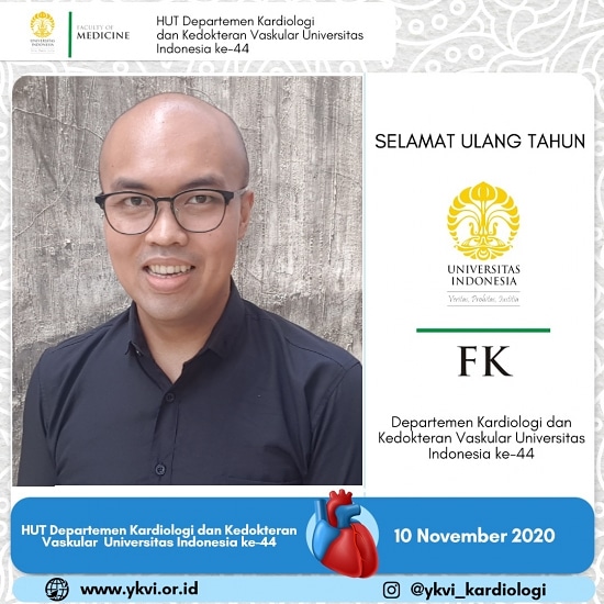 Selamat ulang tahun Departemen Kardiologi dan Kedokteran Vaskular FKUI yang ke-44..