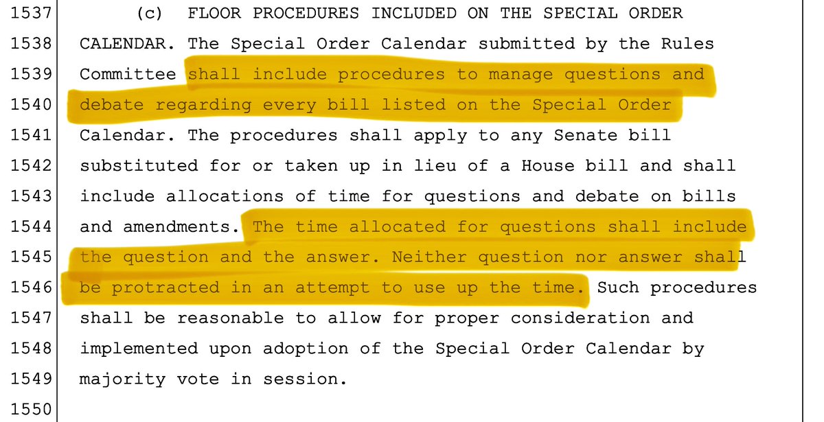 This means FL House GOP will limit questions, answers and debate on EVERY bill on the floor. It'll be easier to ram thru whatever they want, as quickly as they want before the public has a chance to see what they're doing. Less transparency. Less accountability. More BS laws.