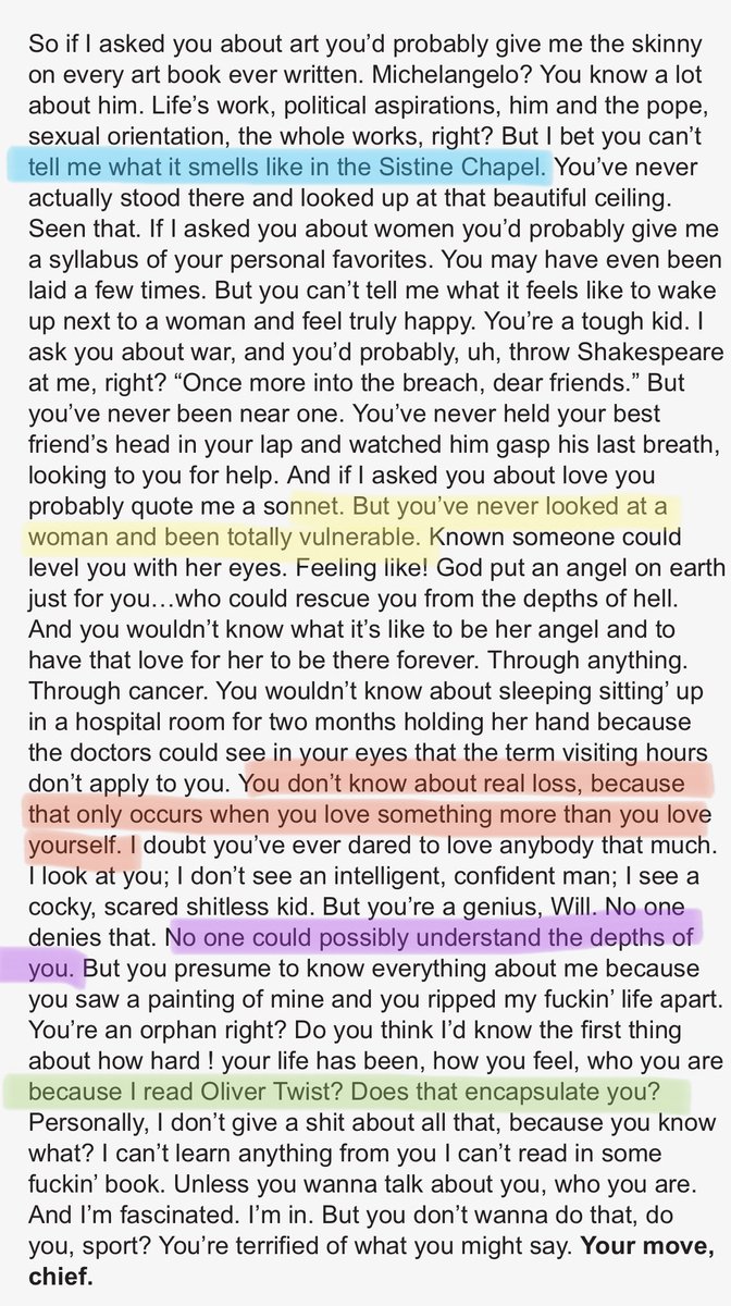 I’m reminded of the scene from Goodwill Hunting where Robin Williams describes the difference between book learning and real-world learning to Matt Damon.