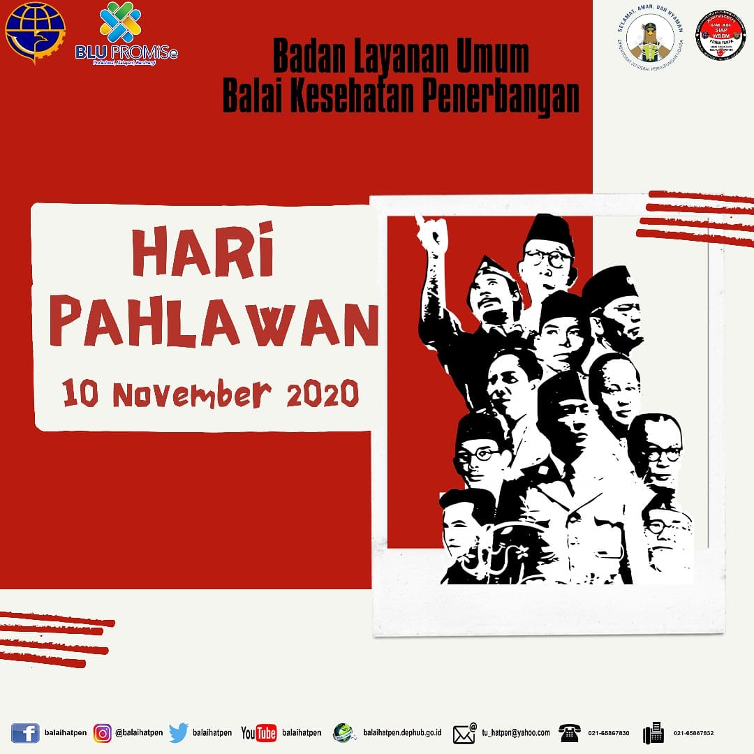balaihatpen's tweet photo. #sahabathatpen Bangsa yang besar adalah bangsa yang menghargai jasa pahlawannya. Cara terbaik berterimakasih kepada para pahlawan adalah meneruskan perjuangannya dengan , bersatu padu bangun bangsa indonesia yang maju, rukun, damai, sejahtera.  Selamat Hari Pahlawan 2020 https://t.co/dGb7bVdCY3