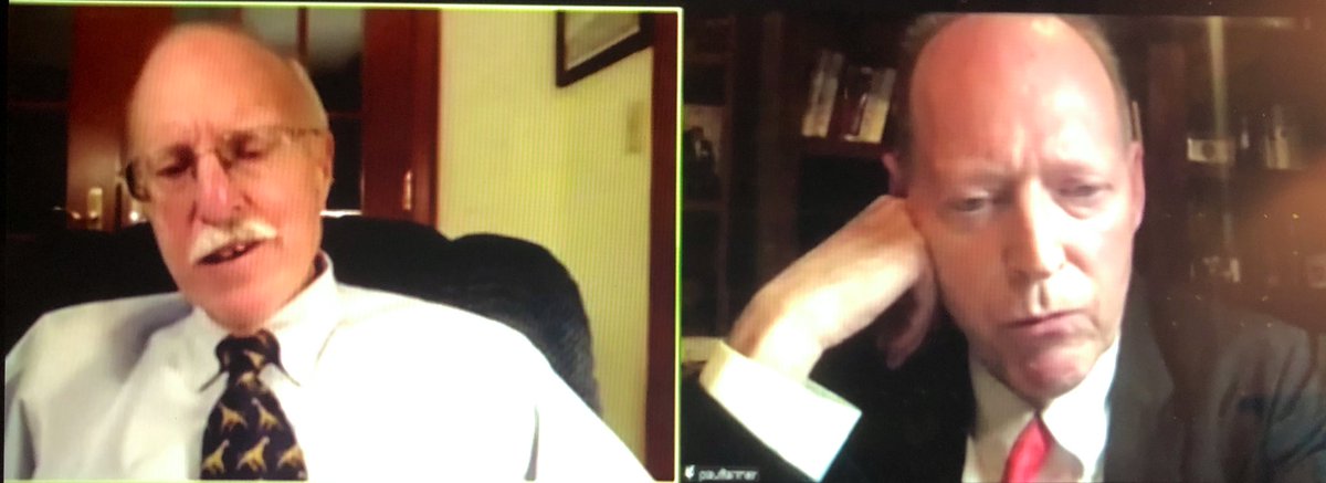 More discussion btwn Dr. Guerrant & Dr. Farmer: importance of addressing health disparities wherever they are- overseas & local, reverse innovation, & steps that the new US administration can take to improve health!  @CGHUVA  @UVA_ID