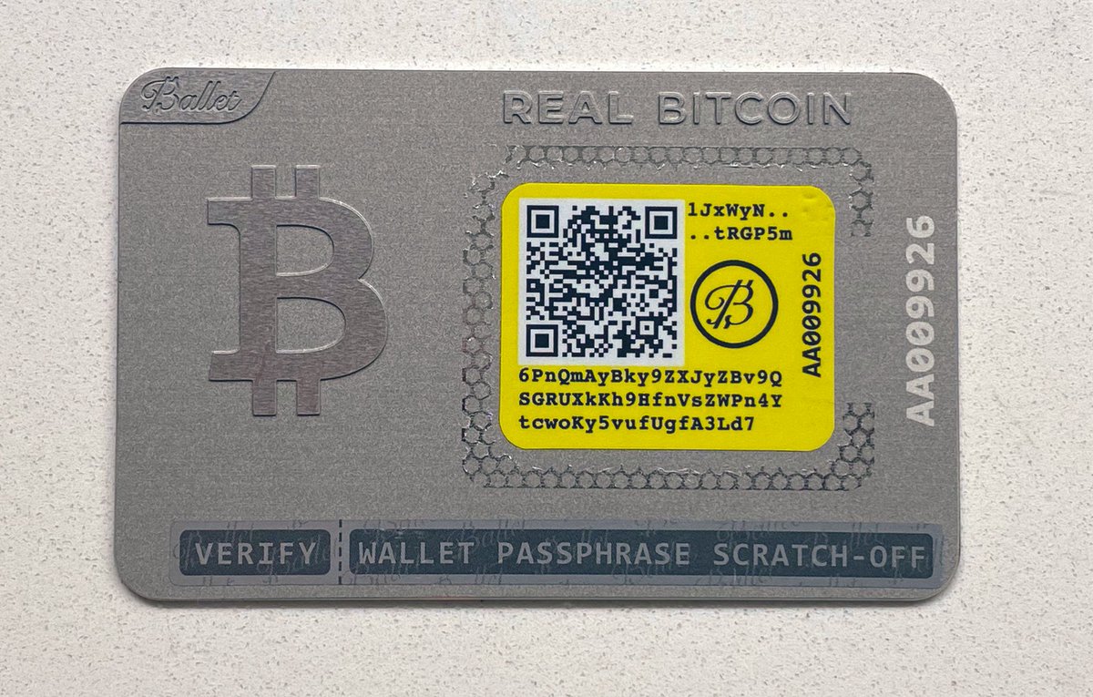 __B__T__C__'s tweet photo. ๐ต๐#BalletMakingCryptoEasy ๐๐ต
@BalletCrypto by @BobbycLee is a stronger #Wallet to #Hodl #Bitcoin.
Here are 2 #Btc waiting to be Hacked for a few months.
Video - https://t.co/UJOtwm0r0T
@SatoshiLite @PeterMcCormack @VentureCoinist @nadam ..
๐ต๐#BalletMakingCryptoEasy ๐๐ต https://t.co/paojGxv66K