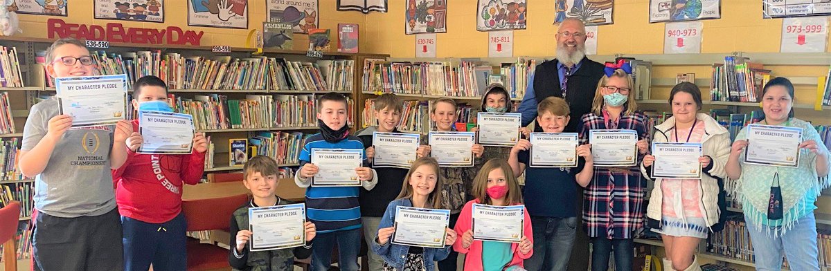 Character Pledges! Our Yellow Jackets plan to live a life of character.