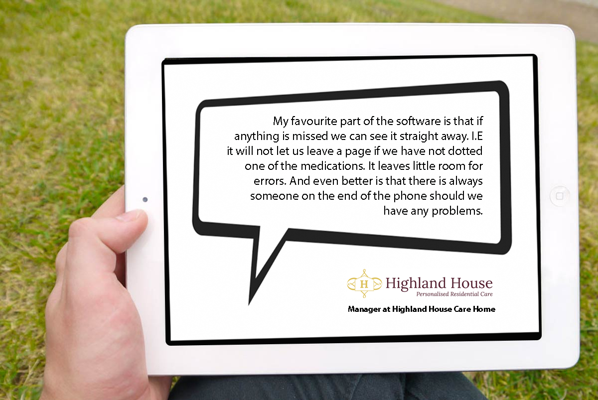 UKMEDecare's tweet photo. See what the Manager at Highland House Care Home thinks about using our software.
#feedback #clientlove #clientfeedback #clienttestimonial #eMAR #CarePlans #electronichealthrecords #medicationmanagementsolution #careelectronichealthrecordsystem #Carehometechnology https://t.co/y2R0M98N0L