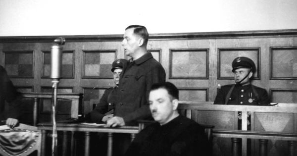 5 and final/Biebow fled to Germany in 1945, but was recognized by a survivor of the ghetto and subsequently arrested in Bremen. After he was extradited by the Allies to Łódź, he stood trial, was found guilty on all counts & executed by hanging on June 23, 1947.Good riddance.