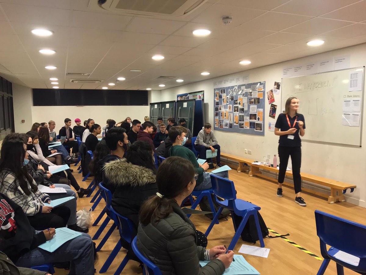 A huge thank you to Molly from <a href="/ukelevate_tips/">Elevate Education UK</a> for a really helpful (and much needed!) workshop on Time Management today. We all learnt lots of helpful tips! #ElevateEducation #Post16 #THS