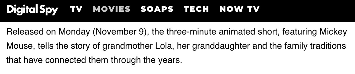 First, because a lot of publications seem to have misunderstood the term 'Lola', it's not her name, it's the Filipino word for grandmother