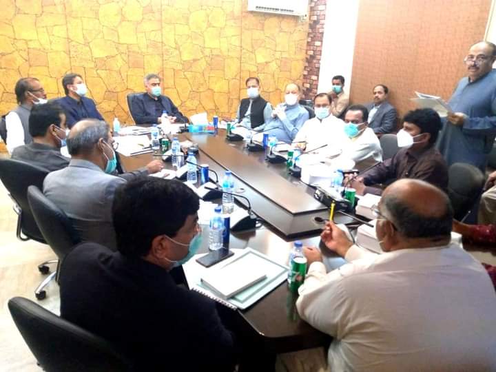 DrHaider_Samejo's tweet photo. Today a meeting on lifting of water from Nangarparkar dams was held at the office of Minister Irrigation Mr. Sohail Anwer Siyal. https://t.co/l8LB3VRcnS