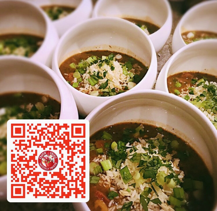 cravincreole's tweet image. It is gumbo season! How’s the weather cools down, you will need something warm and spicy to beat the cold! 
create it how you like it! Add shrimp or a full blackened chicken wing! Add fresh herbs and seasonings to spice it up!
CravinCreole.com
Gumbo club starting soon!