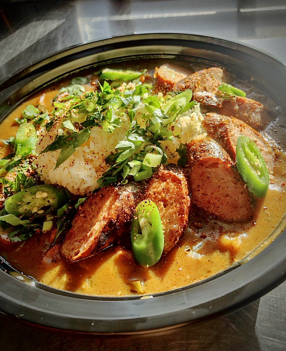 cravincreole's tweet image. It is gumbo season! How’s the weather cools down, you will need something warm and spicy to beat the cold! 
create it how you like it! Add shrimp or a full blackened chicken wing! Add fresh herbs and seasonings to spice it up!
CravinCreole.com
Gumbo club starting soon!