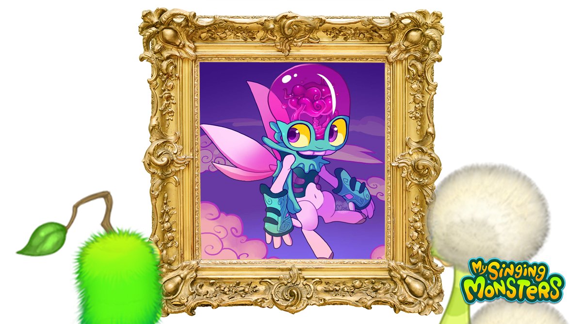 November is Plixie's favorite month, so enjoy this Plixie-perfect  #MonsterpieceMonday by Mae!  Get 20% OFF reborn Plixie in My Singing  Monsters and get going on ancient Plixie's Star Chart in Dawn