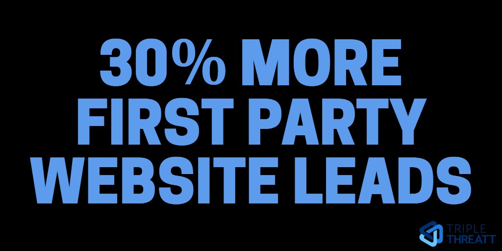 A website lead is your highest quality, least expensive opportunity for a sale.
#wecanhelp #triplethreatt