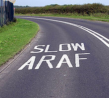 Most common of all (you see signs everywhere) is the Slow Araf, a creature slower than a sloth but more deadly than a killer Whale. Whatever you do, stay in your cars! 5/5