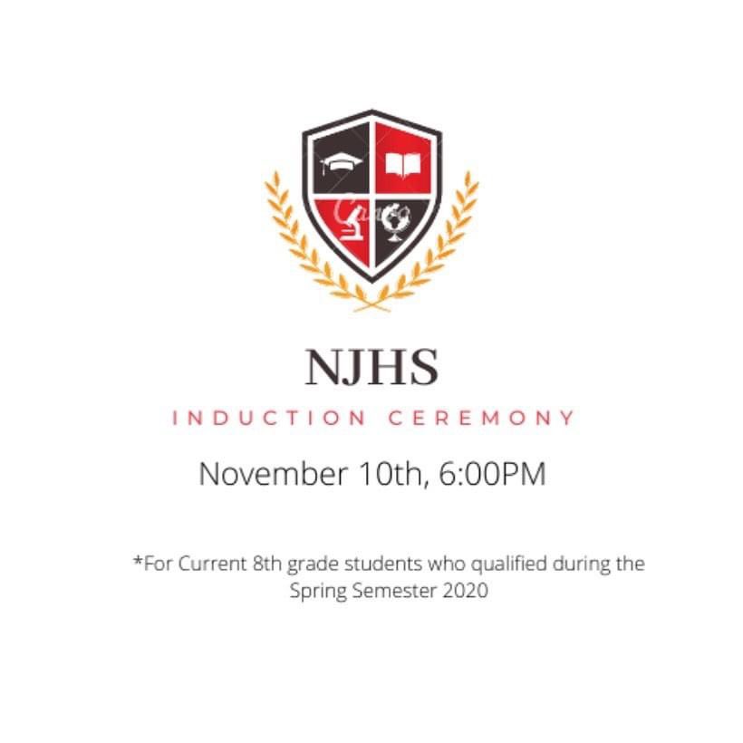 cmschorus2020's tweet photo. NJHS induction ceremony is tomorrow November 10th at 6 PM
If you are an 8th grade student who qualified in the spring make sure to be in attendance! https://t.co/QBZ0doiWrN
