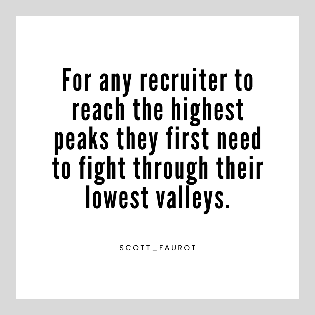 .
93% of the recruiting business is negative.⠀⠀⠀⠀⠀⠀⠀⠀⠀
.⠀⠀⠀⠀⠀⠀⠀⠀⠀
The best recruiters have overcome a ton of defeat and rejection to reach the pinnacle of their careers. ⠀⠀⠀⠀⠀⠀⠀⠀⠀
.⠀⠀⠀⠀⠀⠀⠀⠀⠀
Let's face it, no
