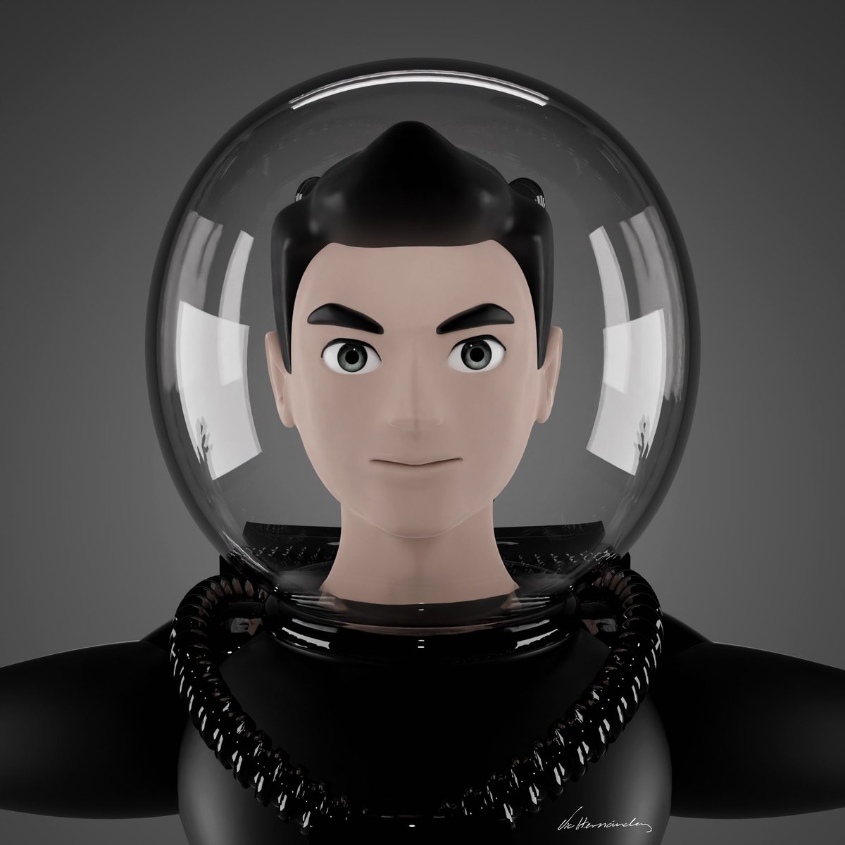StarnautaMx's tweet photo. @StarnautaMx tiene nueva cara. #Starnauta #Blender #3D #B3D #Render https://t.co/RDMRFvscfU