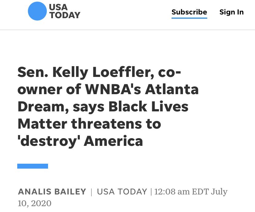 Not only is  @KLoeffler a criminal guilty of insider trading and bribery, but also a full blown and proud racist. Vote her out Georgia! Support  @ReverendWarnock!