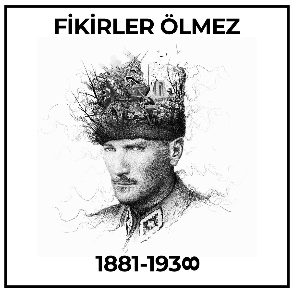 Ata’mızı  saygı, minnet ve özlemle anıyoruz. #10Kasim1938