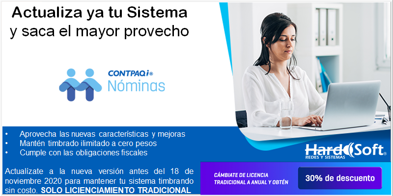 HardSoftmx's tweet photo. Continuidad de Timbrado de Contpaqi Nóminas - https://t.co/0GM07ereUz https://t.co/Ek8lT3Y2dG