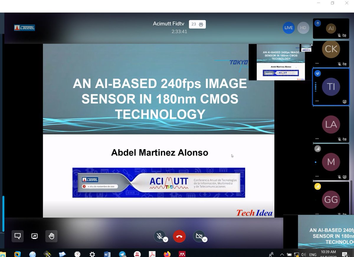 Rafa88_Santana's tweet photo. RT MINCOMCuba: Inició hoy #9denoviembre Conferencia Anual de Tecnologías de la Información, Multimedial y Telecomunicaciones #ACIMUTT20 y Foro Internacional de Televisión Digital #FIDTV20
#CubaInformatiza
https://t.co/RkvFzl6EPU https://t.co/Wo0uCY99IU #CubaInformatiza #CubaMa…