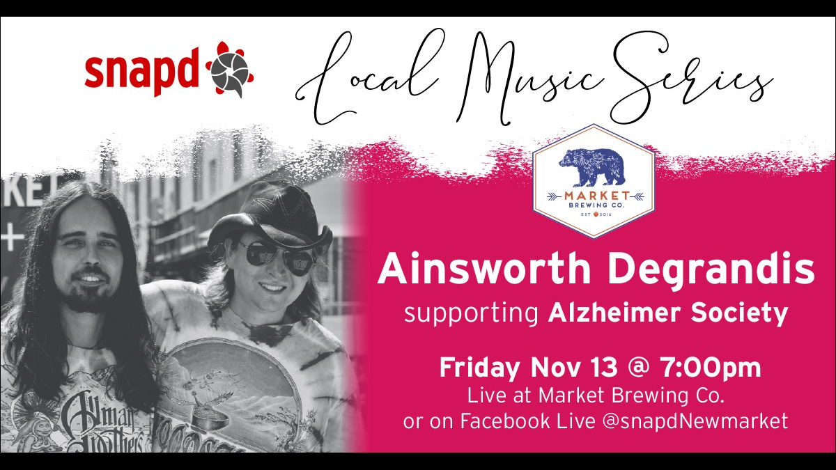 Friday at 7pm <a href="/getsnapd/">snapd</a> Music Series presents Ryan Ainsworth &amp; Manny DeGrandis, live on Facebook @ 7PM at facebook.com/snapdNewmarket/ Donations to Alzheimer Society of York Region <a href="/ASYork1/">Alzheimer Society YR</a> newmarket.snapd.com/events/view/13… #live #music #aurora #bradford #georgina #newmarket #yorkregion