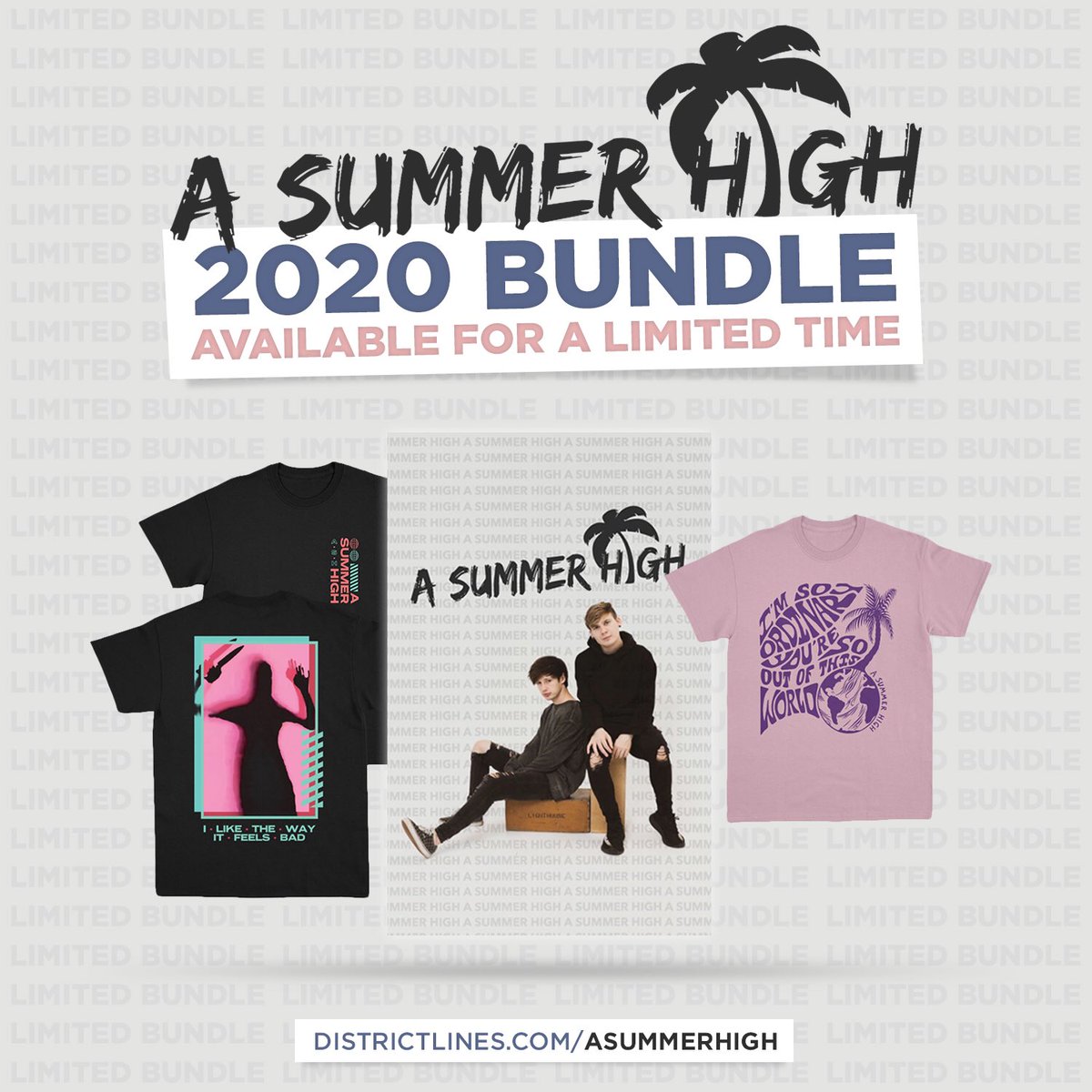 ASummerHigh's tweet image. HUGE MERCH SALE ON OUR STORE RIGHT NOW! Use code “AFall20” for 20% off the entire store. 

districtlines.com/asummerhigh