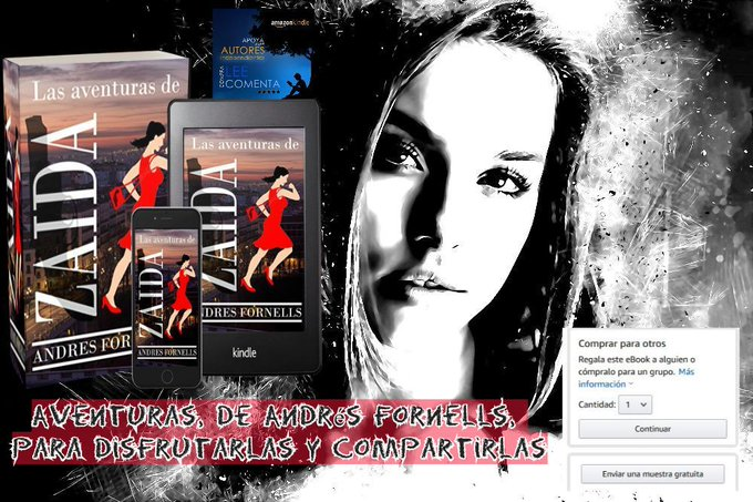 zaidacastillo51's tweet image. #RecomiendoLeer LAS AVENTURAS DE ZAIDA
de @AndresFornells
💥Promoción Hasta Final De Año 0.99€💥
Mi marido me era fiel porque la libido suya no daba para tirar cohetes en camas ajenas, tampoco los tiraba en la mía...
amazon.es/Las-aventuras-…