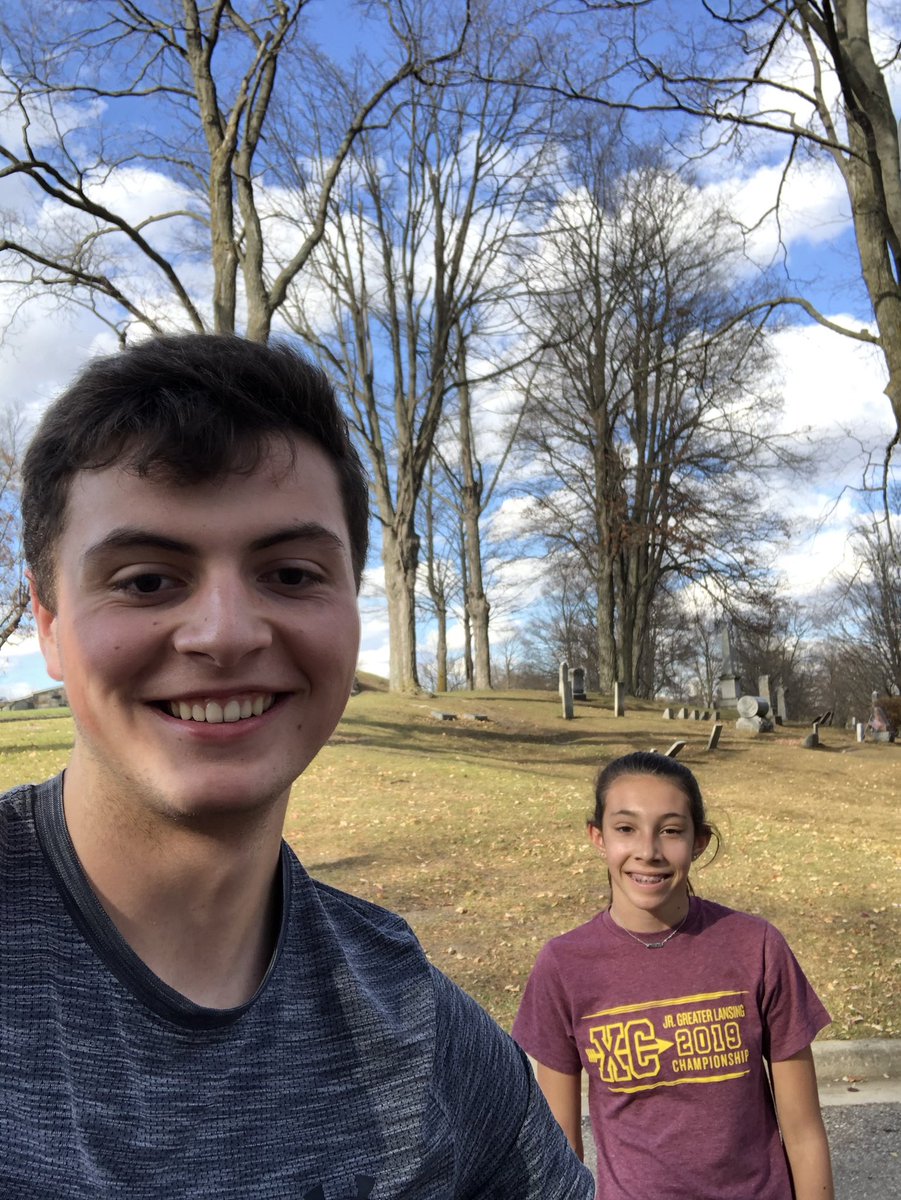 ChapesFamily's tweet photo. So fun to have the Division 2 state runner up, Meghan Ford, participate in the #ChasingChapinChallenge!!!  Today was more of us just waiting for her to run by so we could get a picture because nobody could catch her. 😎🏃🏽‍♀️ #TooFast #SoFun #WhatAGreatKid https://t.co/iexehfqhIB