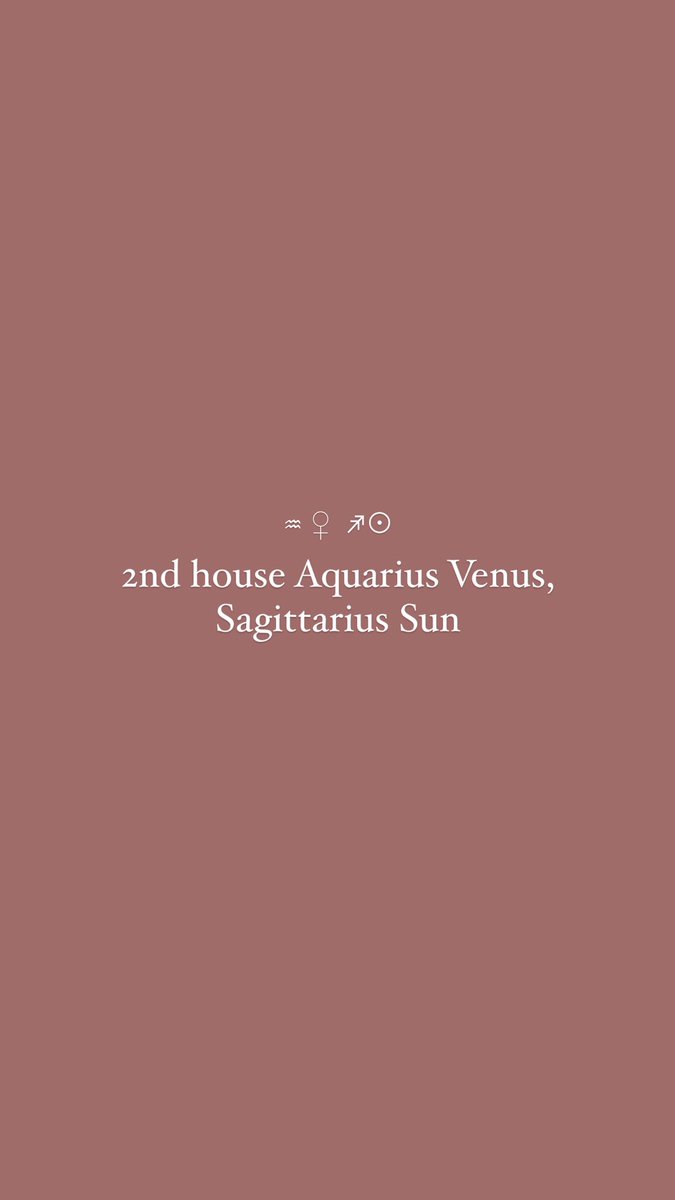 New RomanticsModern lovers: Aquarius is about all about the unconventional and new. 2nd house: values, (material) possessions. “free” can have both a literal and methaporical meaning here; Aquarius Venus wants their freedom, so does Sagittarius Sun. ‘Love has no price’ *
