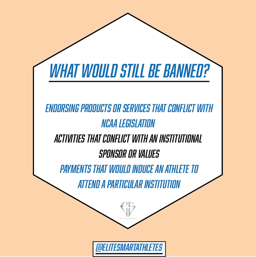 Will student-athletes finally get paid? 💰

It seems there are a lot of discussions going on involving the NCAA, state &amp; federal legislators that could allow student-athletes to earn money from their Name, Image &amp; Likeness as early as the 2021 season.