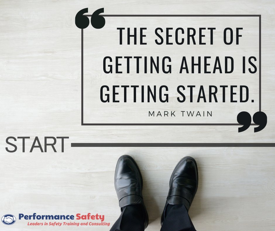 PerformanceSafe's tweet photo. Happy Monday everyone!

The secret of getting ahead is getting started. - Mark Twain

#MotivationMonday https://t.co/FobkUHarFu