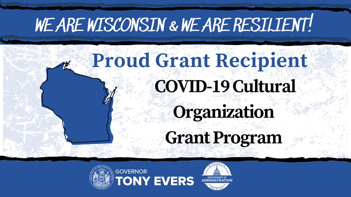 Thank you, Governor Evers and the Department of Administration!
Governor Tony Evers announced that $15 million in COVID-19 Cultural Organization Grants have been awarded to 385 cultural organizations across Wisconsin, including the Central Wisconsin Symphony Orchestra.