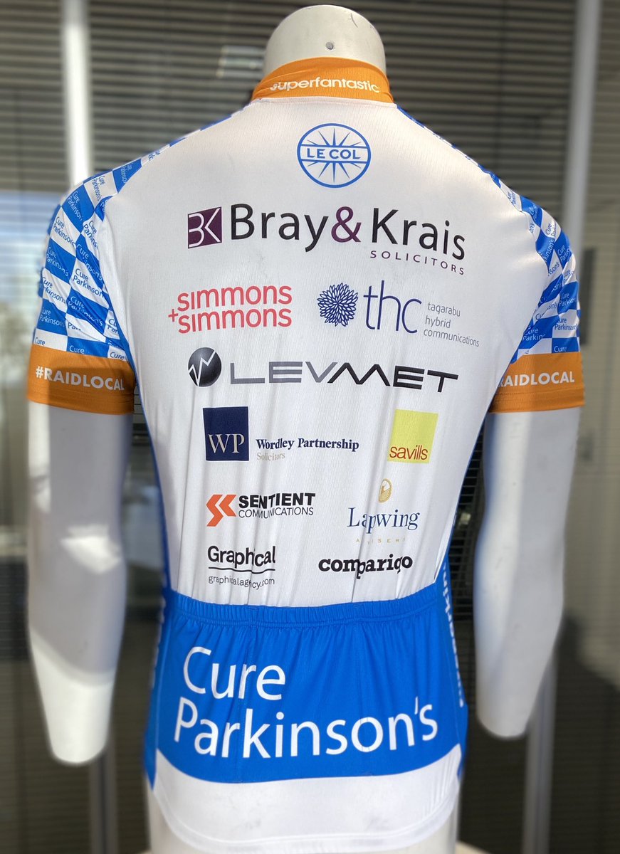 Gavin_W_Custom's tweet image. Delighted to have had the opportunity to work with the team at @CureParkinsonsT to realise the #jerseyofhope post their #raidlocal event. The kit drop is on. #custom @LeColUK