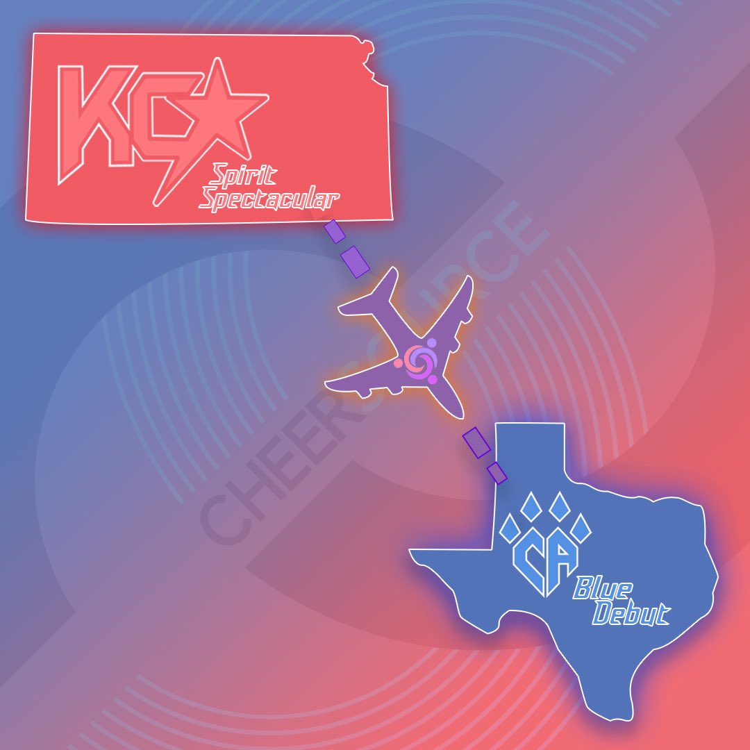 CheerSourceCamp's tweet photo. We would like to give huge shout out @KC_CHEER and @CheerAthletics for two AMAZING Showcases this weekend. Also a big thank you to the @TruTripleThreat judges for their amazing work! #DareToBe #Cheeragain ❤️💙🖤 https://t.co/J0c2z2h9oJ