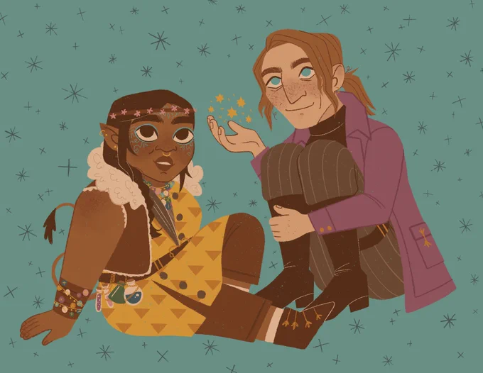 omg hey #transmascdrawing, that's me!!! ヽ(` ∇` )ノ im julien, I like dnd and Trans Genderism and both of those things at once ?? 
