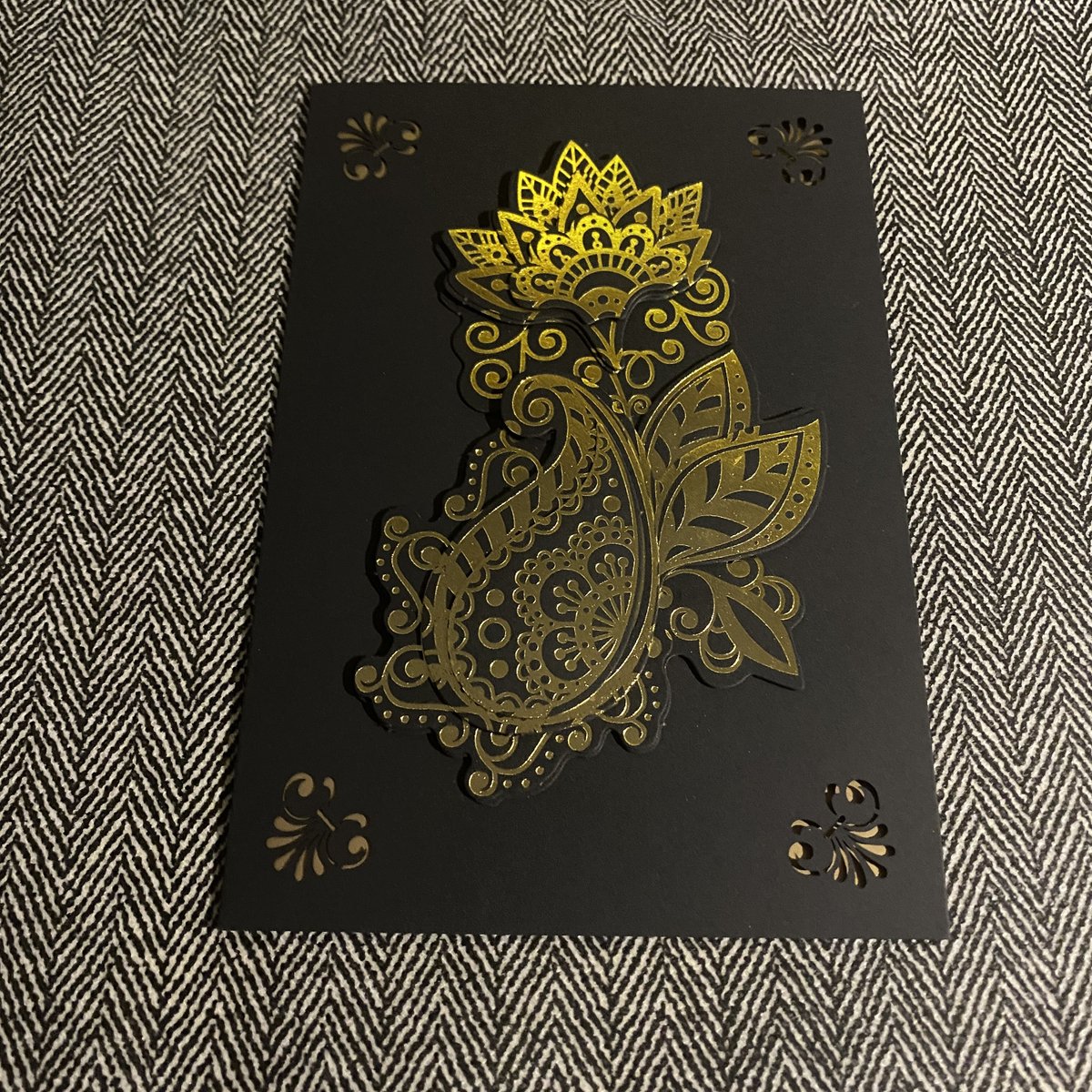 bumblebearc's tweet photo. Excited to share the latest addition to my #etsy shop: Handmade Card - with decoupage gold design https://t.co/KVJJHsv3GC #birthday 10 designs to choose from when gone there gone #bumblebearcraftsshop https://t.co/ZRXL9bow4X