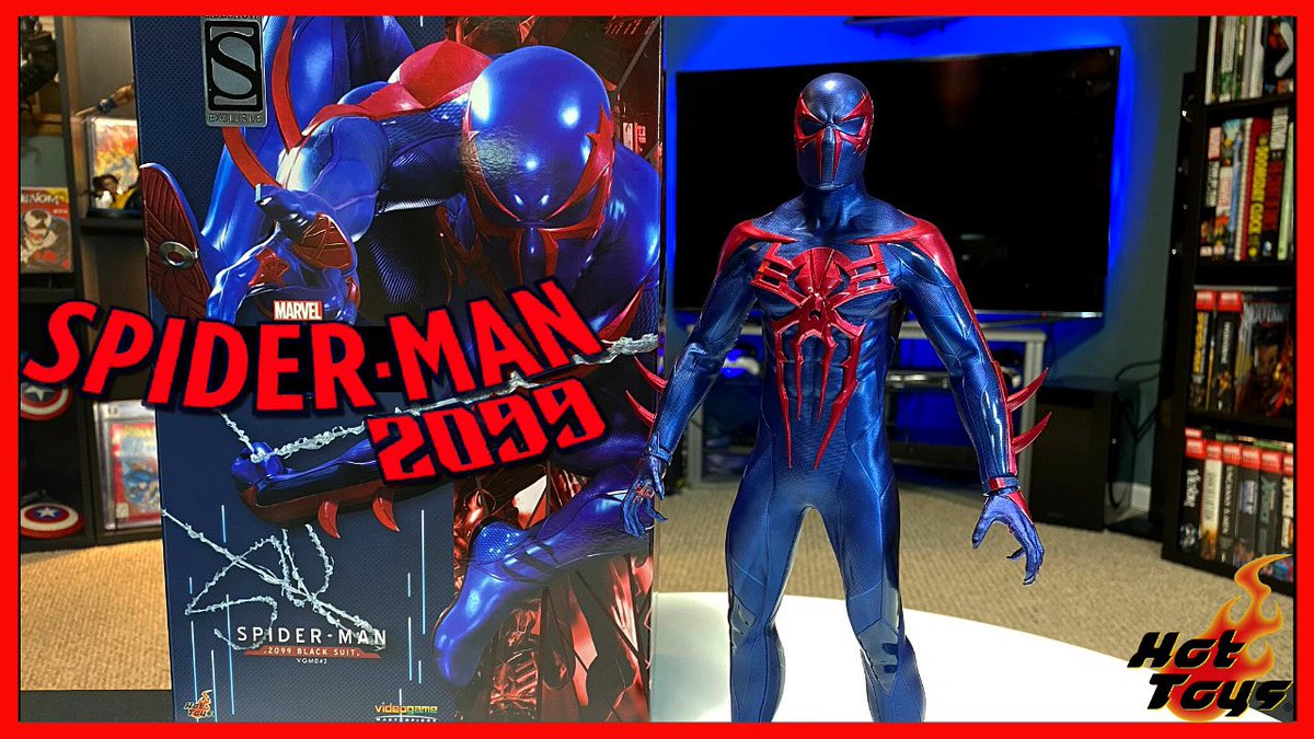 mac_collections's tweet photo. New video unboxing the @hottoysofficial Spider-Man 2099🕷 https://t.co/suxKnjSPl1  @Marvel #spiderman  #SpiderManPS4 https://t.co/SvuIVhfIvX