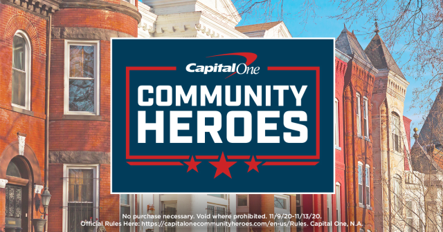 badrishdavey's tweet photo. My company, Capital One, wants to recognize COVID-19 heroes in the DC-metro area! Nominate someone who has made a difference in your community and you both could win a signed Washington Capitals, Wizards or Mystics jersey. https://t.co/oWpkGyOzAf https://t.co/E0LBOKGuov