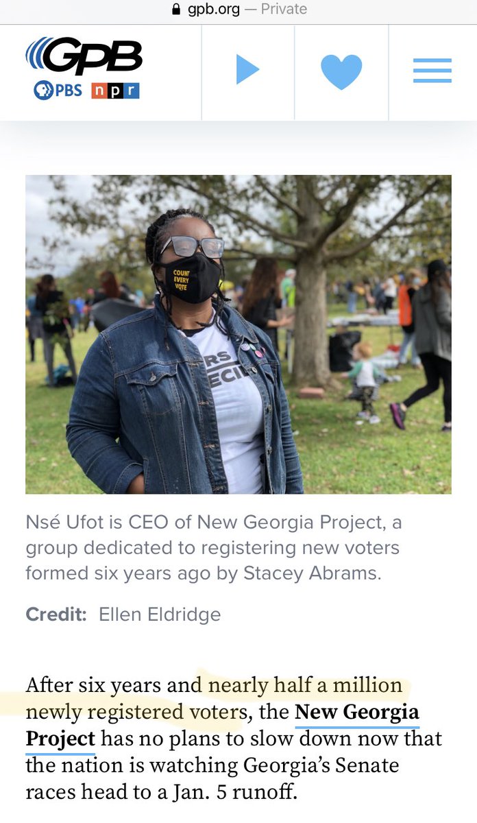 One of the key organizing groups in Georgia,  @NewGAProject, needs PPE!Fulfill their wishlist so they can finish the job of flipping Georgia blue!Link:  https://amzn.to/3nO06e9&nbsp;