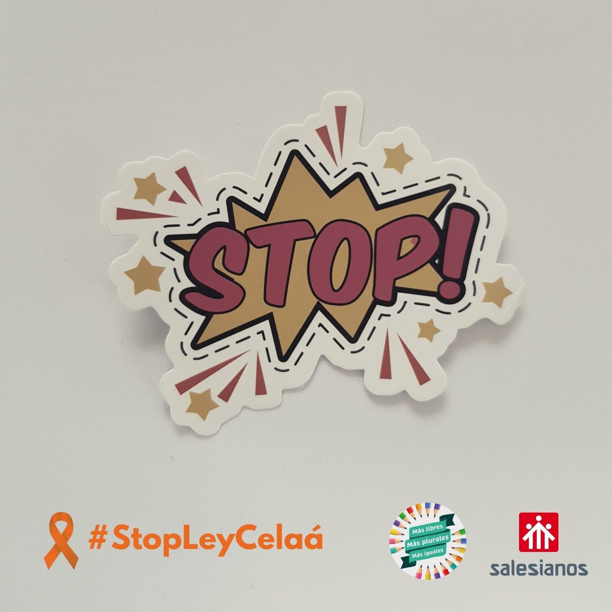SalesianosVSAA's tweet photo. La #LOMLOE pone en serio riesgo la pluralidad del sistema educativo y por tanto la existencia de centros de redes complementarias como la #Concertada Más de 2.100.000 de alumnos tendrían que cambiar de colegio ¡NO lo permitas!  #StopLeyCelaá #MasPlurales https://t.co/i3drvsPuDD