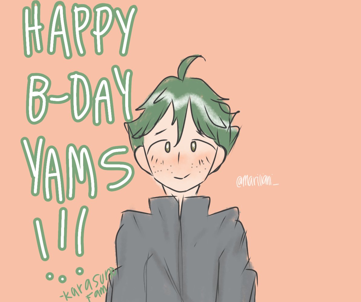 getherify's tweet photo. It's yam's day y'all !! ๐ฅณ๐ฅณ๐ฅณ
#yamaguchi #HappyYamsDay #smallartistclub https://t.co/pD7kxpbUwU