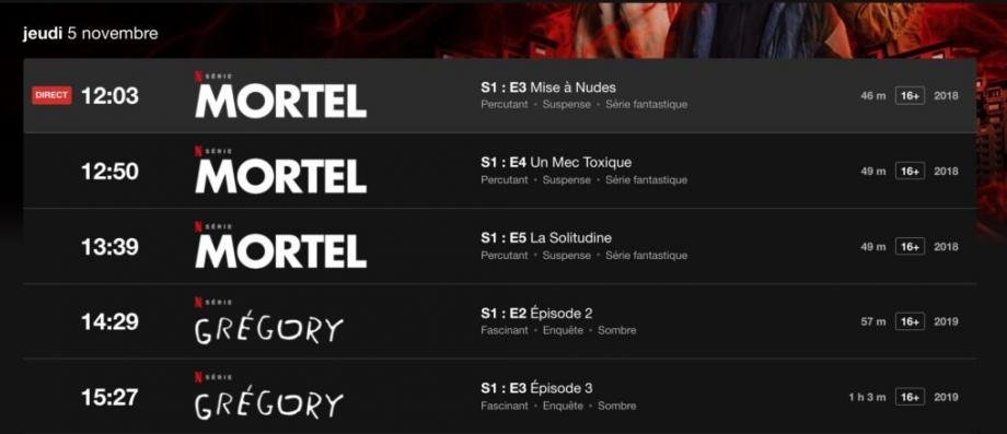 يختبر نتفليكس <a href="/netflix/">Netflix</a> حالياً قناة بث مباشر في فرنسا باسم Netflix Direct. القناة متاحة عبر الويب فقط و تبث مسلسلات فرنسية و أمريكية و دولية متاحة عبر كاتالوج الخدمة. أطلقت القناة للمرة الأولى في ٥ نوفمبر و ستصبح متوفرة بشكل أوسع في فرنسا على ديسمبر. #نتفلكس 
#تلفزيون